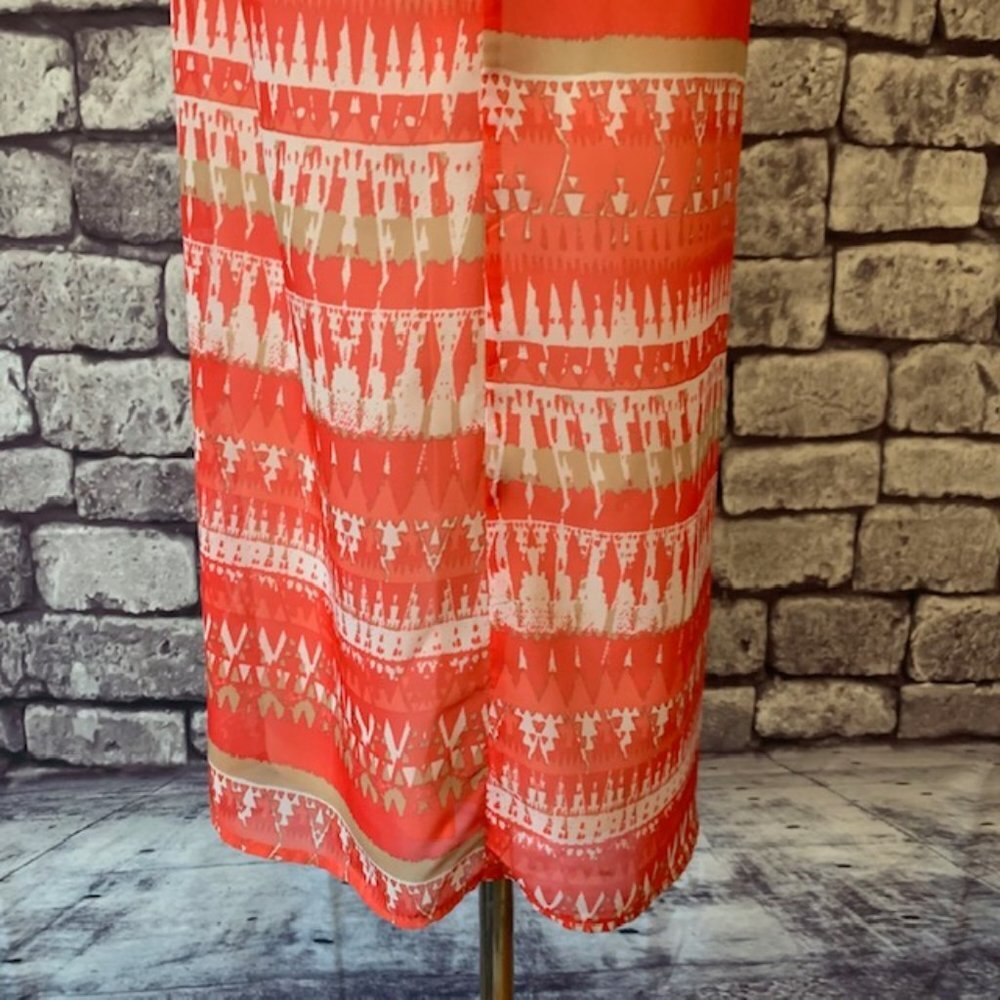 Charming Charlie Orange Sleeveless Dress Size M - Picture 5 of 10